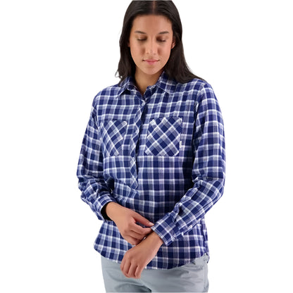 Swanndri SE18225W Womens Egmont Long Sleeve Cotton Shirt Twin Pack