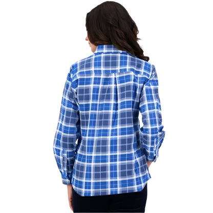 Swanndri SE18225W Womens Egmont Long Sleeve Cotton Shirt Twin Pack