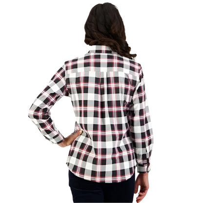 Swanndri SE18225W Womens Egmont Long Sleeve Cotton Shirt Twin Pack