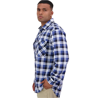 Swanndri SE18250M Mens Full Button Egmont Twin Pack