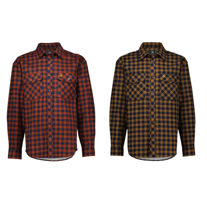 Swanndri SE18250M Mens Full Button Egmont Twin Pack