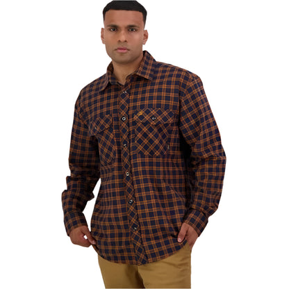 Swanndri SE18250M Mens Full Button Egmont Twin Pack