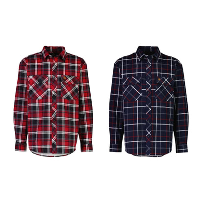 Swanndri SE18250M Mens Full Button Egmont Twin Pack