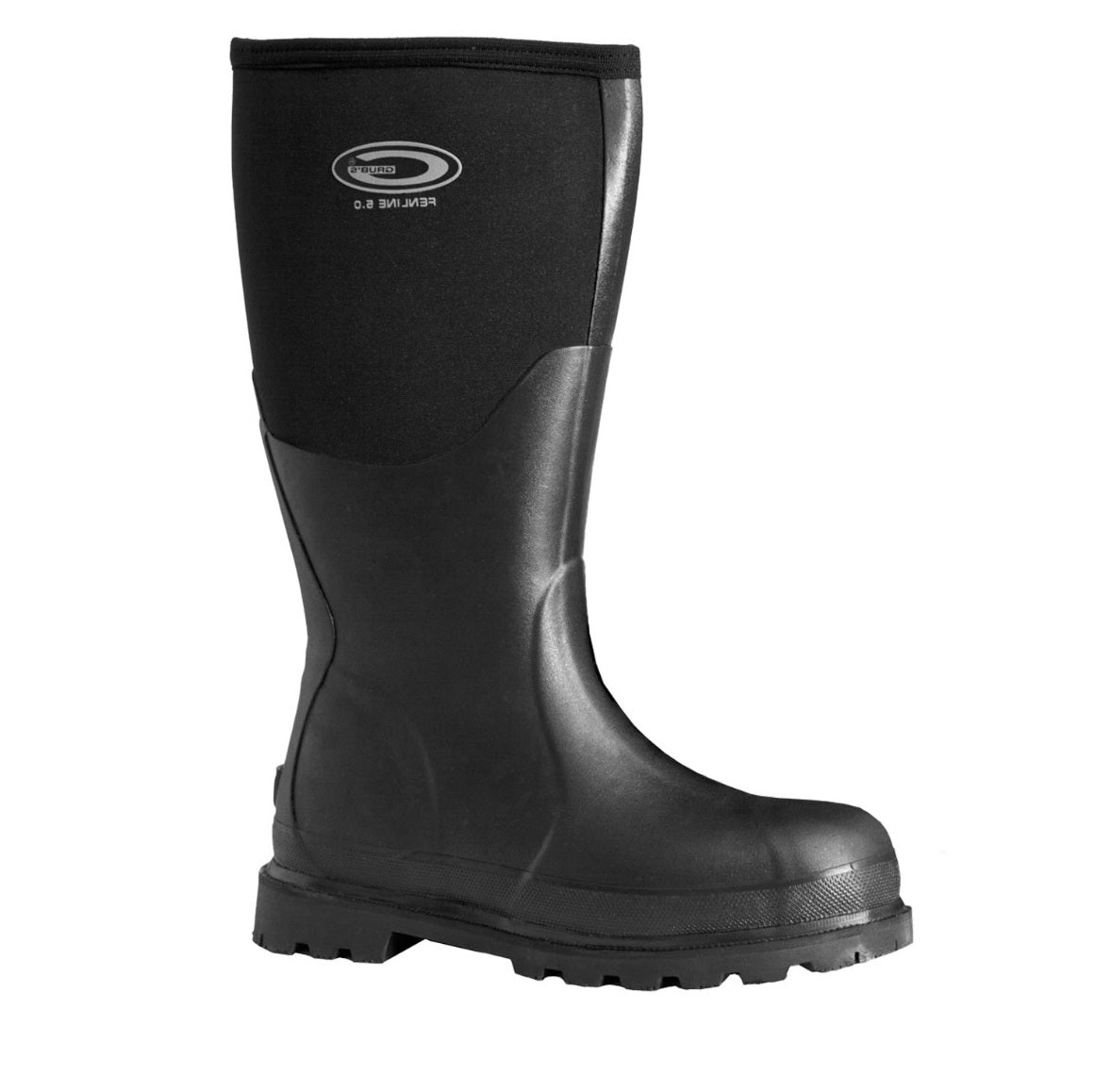 Black rubber slip and oil resistant Grubs SFEN-000H Fenline High Boot - Non Safety