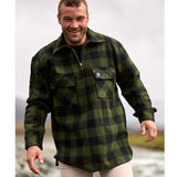 Olive/Black Check