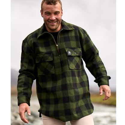 Swanndri SSD0107 Mens Ranger Wool Zip Front Bushshirt