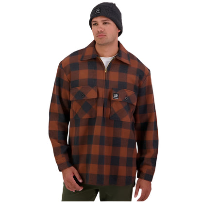 Swanndri SSD0107 Men's Ranger Wool Zip Front Bushshirt