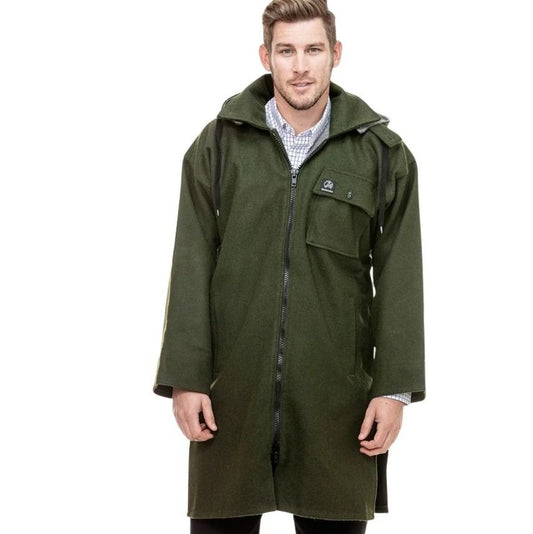 Swanndri SSD0116 Mosgiel Mens Green Wool Bushshirt