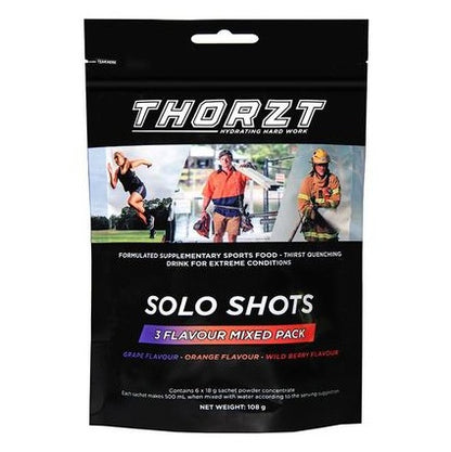 Thorzt SSMIX6 Low Sugar Solo Shots - Mixed Flavour