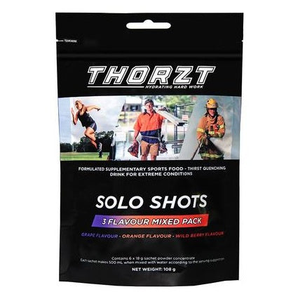 Thorzt SSMIX6 Low Sugar Solo Shots - Mixed Flavour