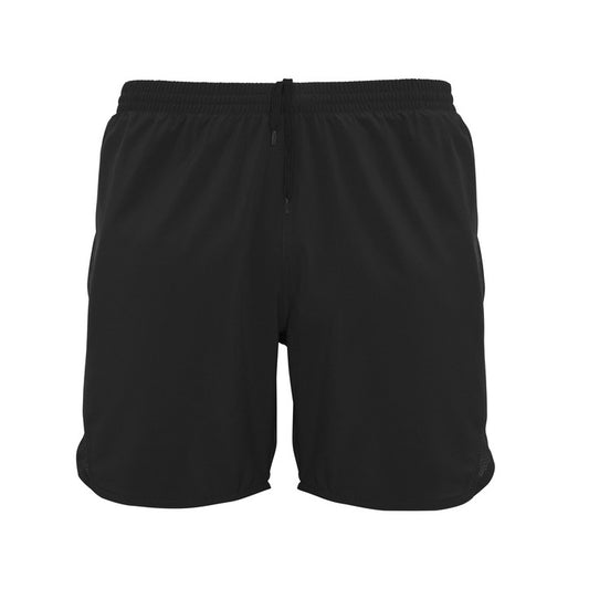 Kids black elastic waist drawstring breathable quick drying moisture wicking everyday active wear sports short Biz Collection ST511K Kids Tactic Shorts