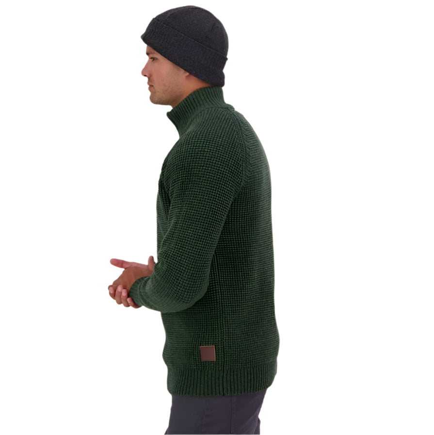 Swanndri SW225313M Mens Chalky Island Waffle Jumper