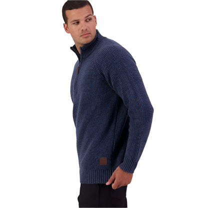 Swanndri SW225313M Mens Chalky Island Waffle Jumper