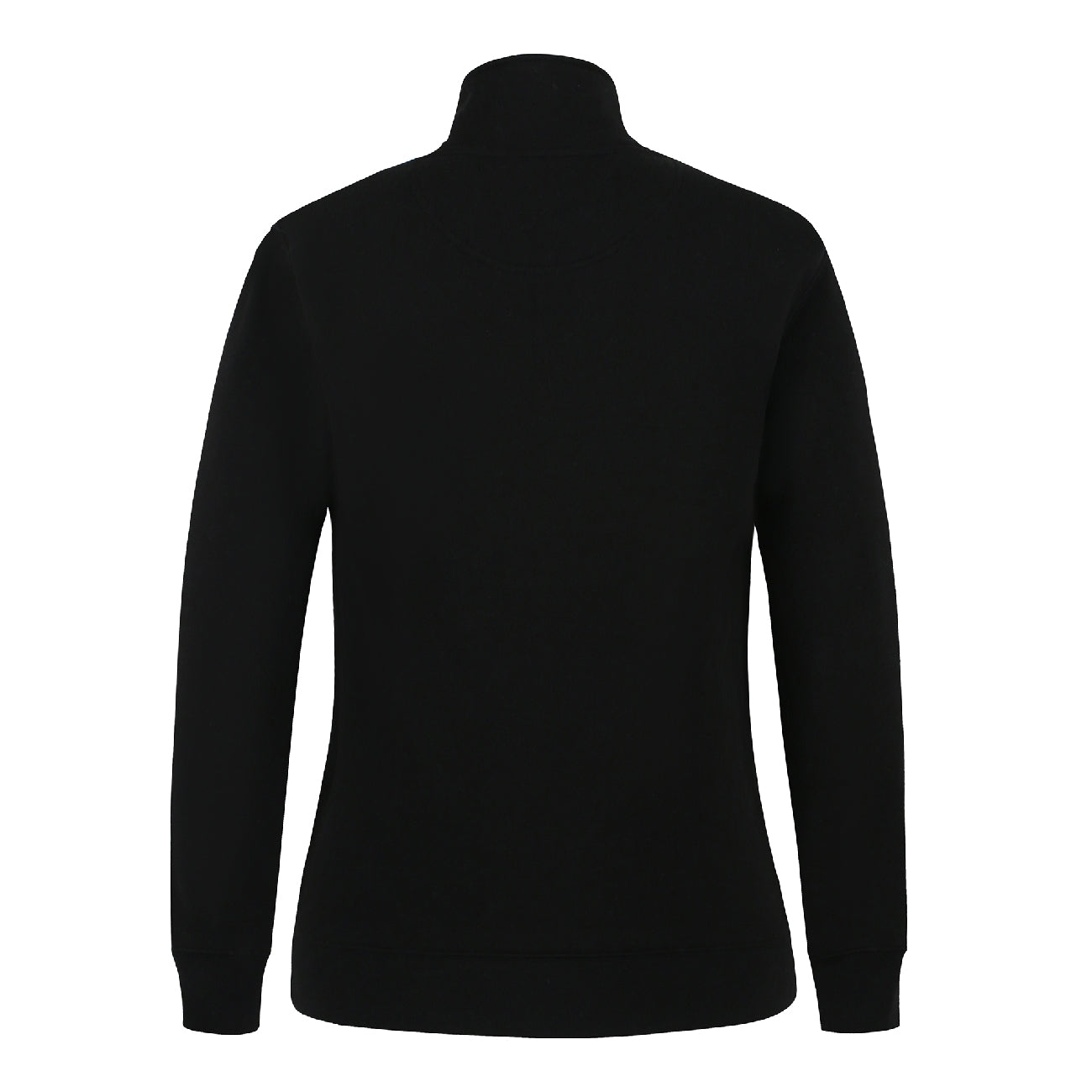 Pilbara RMPC051 Ladies Classic Zipper C/F Fleece Pullover Jumper Black - Back