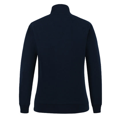 Pilbara RMPC051 Ladies Classic Zipper C/F Fleece Pullover Navy - Back
