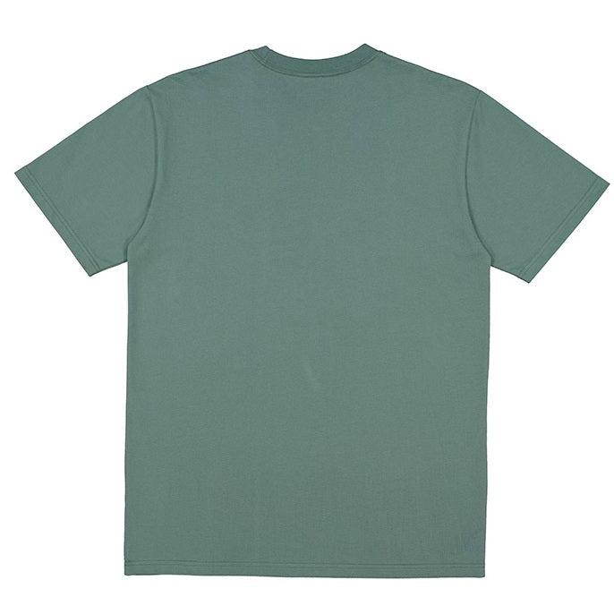 Green t-shirt on a white background