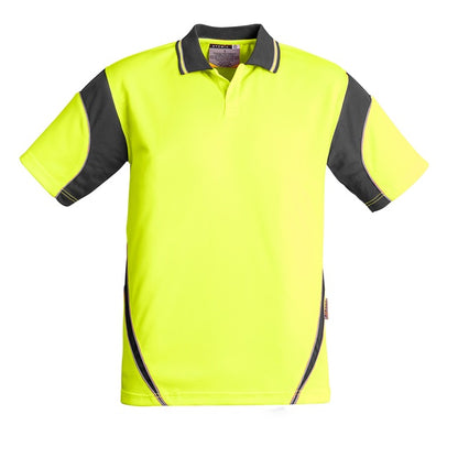 Syzmik ZH248 Mens HiVis Aztec S/S Polo