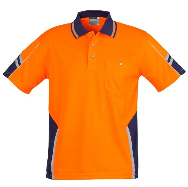 Syzmik ZH237 Mens HiVis Squad Short Sleeve Polo