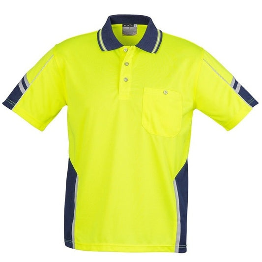 Syzmik ZH237 Mens HiVis Squad Short Sleeve Polo