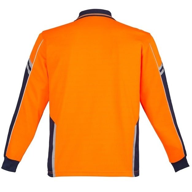 Syzmik ZH238 Mens HiVis Squad L/S Polo