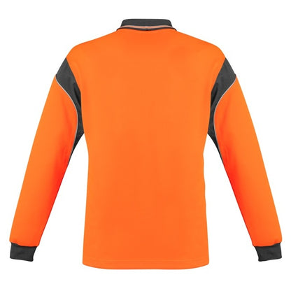 Syzmik ZH249 Mens HiVis Aztec L/S Polo