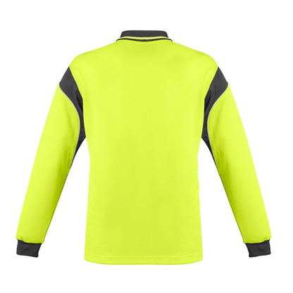 Syzmik ZH249 Mens HiVis Aztec L/S Polo