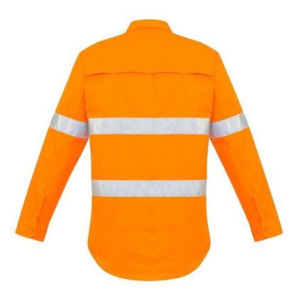 Syzmik ZW640 Mens HiVis Hoop Taped Shirt