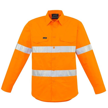 Syzmik ZW640 Mens HiVis Hoop Taped Shirt