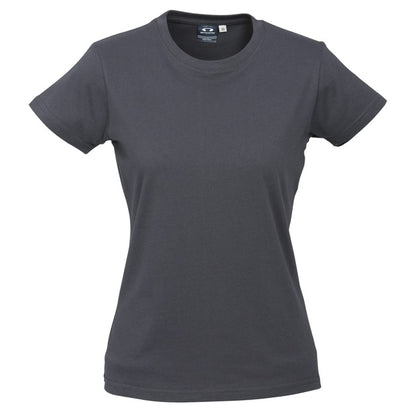Biz Collection T10022 Ladies Ice Tee Charcoal