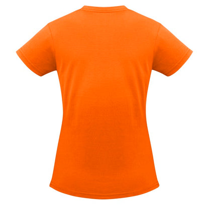 Biz Collection T10022 Ladies Ice Tee Fluro Orange