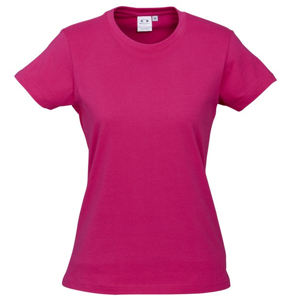 Biz Collection T10022 Ladies Ice Tee Fuchsia