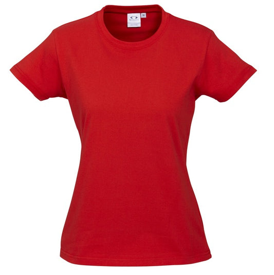 Biz Collection T10022 Ladies Ice Tee Red