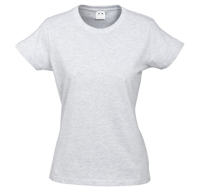 Biz Collection T10022 Ladies Ice Tee Snow Marle