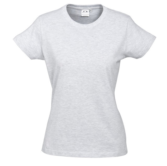 Biz Collection T10022 Ladies Ice Tee Snow Marle