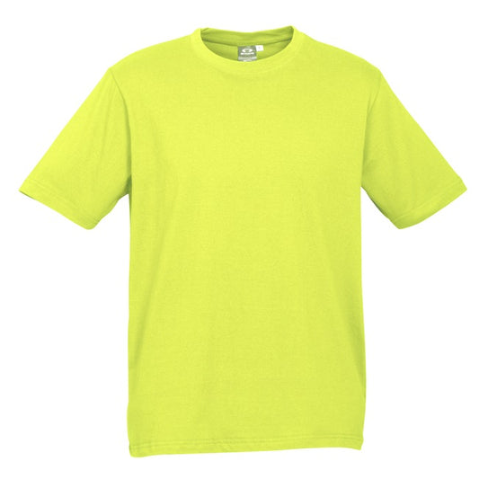 Biz Collection T10012 Men's Ice Tee Fluro Yellow Lime