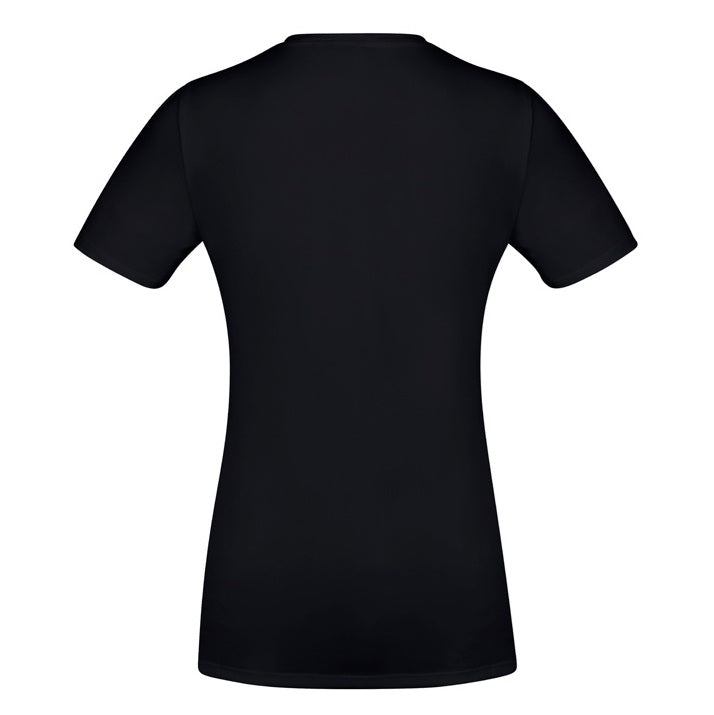 Biz Collection T800LS Ladies Aero Tee Solid White