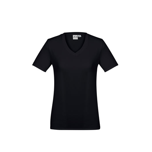 Biz Collection T800LS Ladies Aero Tee Solid Black