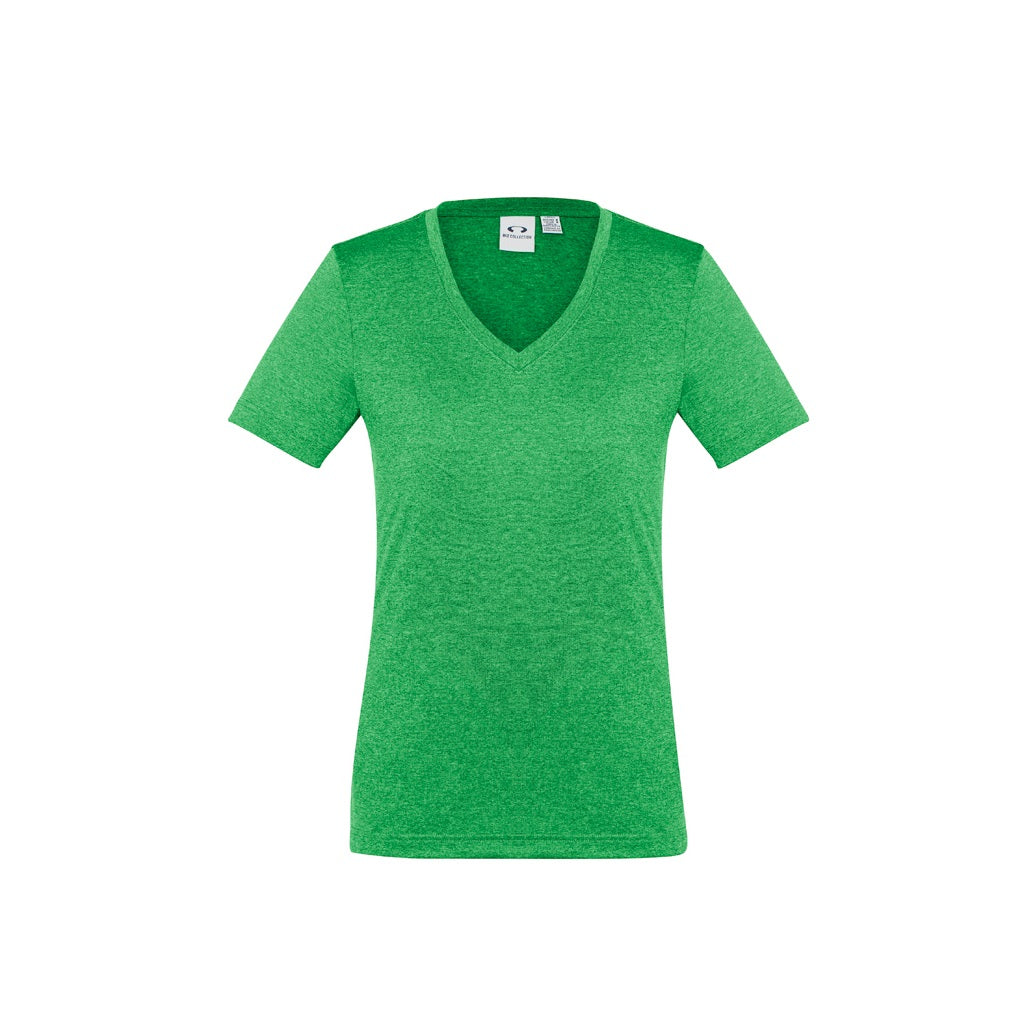 Biz Collection T800LS Ladies Aero Tee Lime