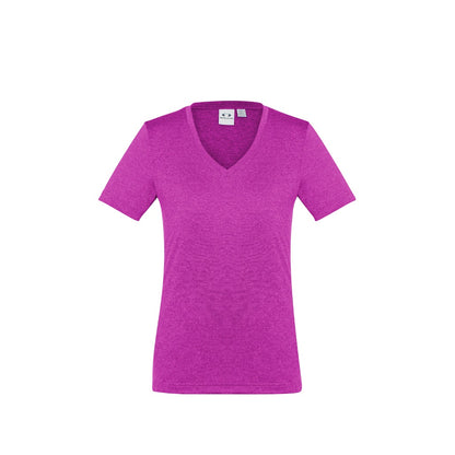 Biz Collection T800LS Ladies Aero Tee Magenta