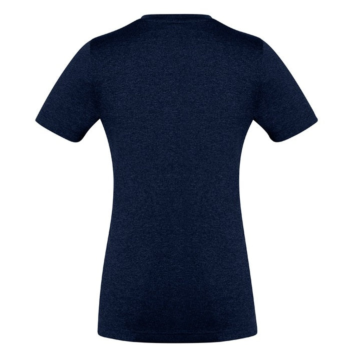 Biz Collection T800LS Ladies Aero Tee Solid White