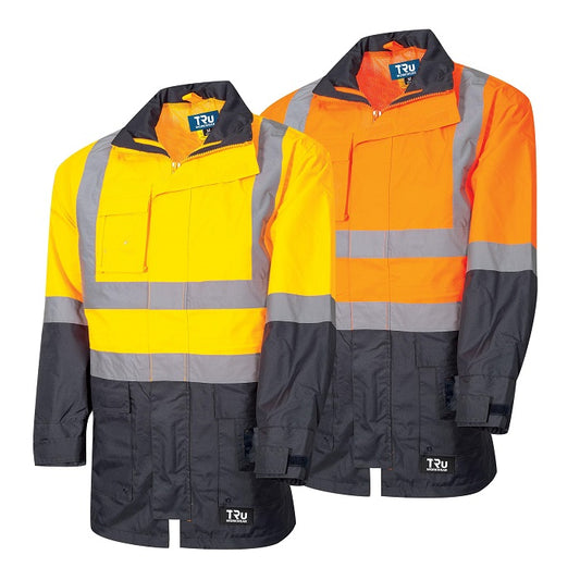 TRu Workwear TJ2900T6 Rain Jacket With TRuVis Reflective Tape