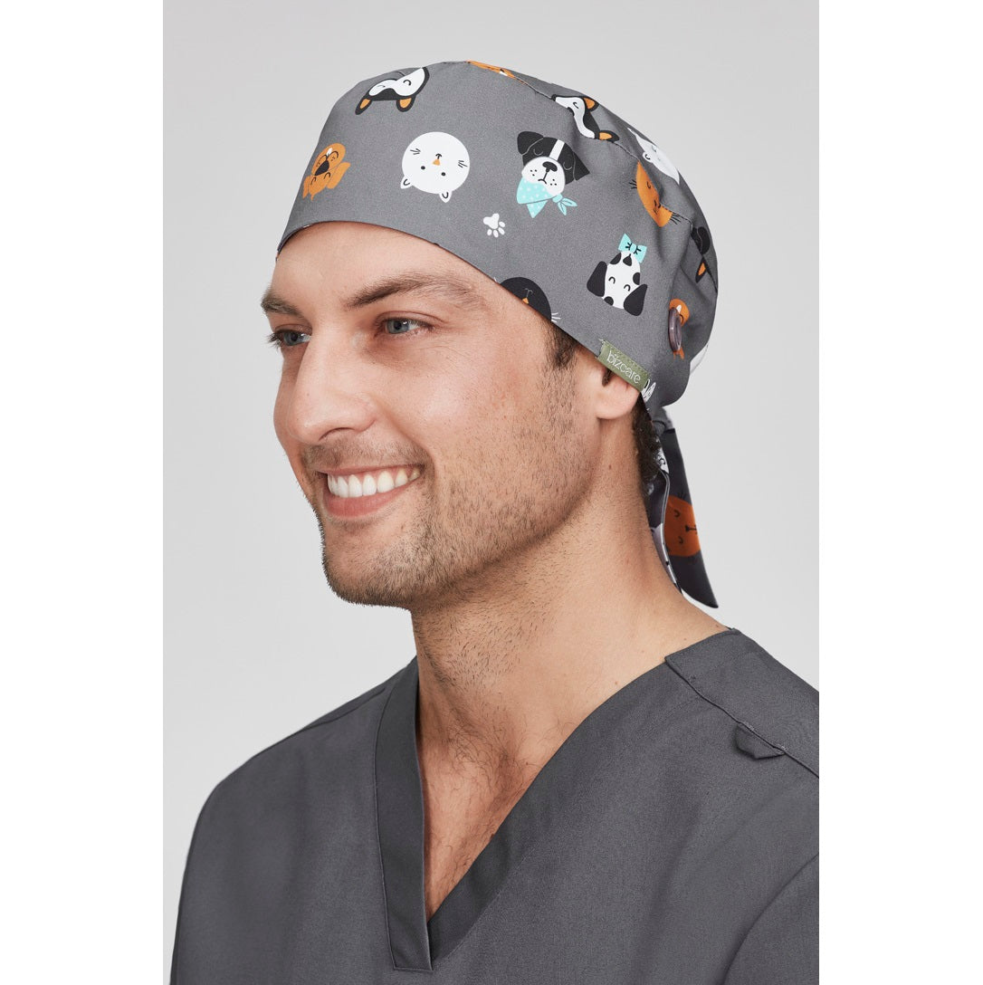 Biz Care CSC245U Unisex Printed Scrub Cap