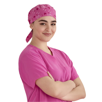 Biz Care CSC246U Unisex Printed Scrub Cap