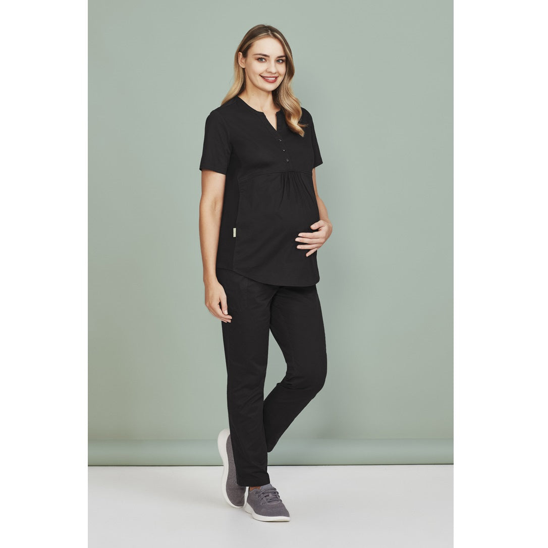 Biz Care CSP244LL Rose Womens Maternity Scrub Pants