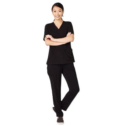 Bizcare CSP943LL Womens Multi-Pocket Slim Leg Scrub Pants
