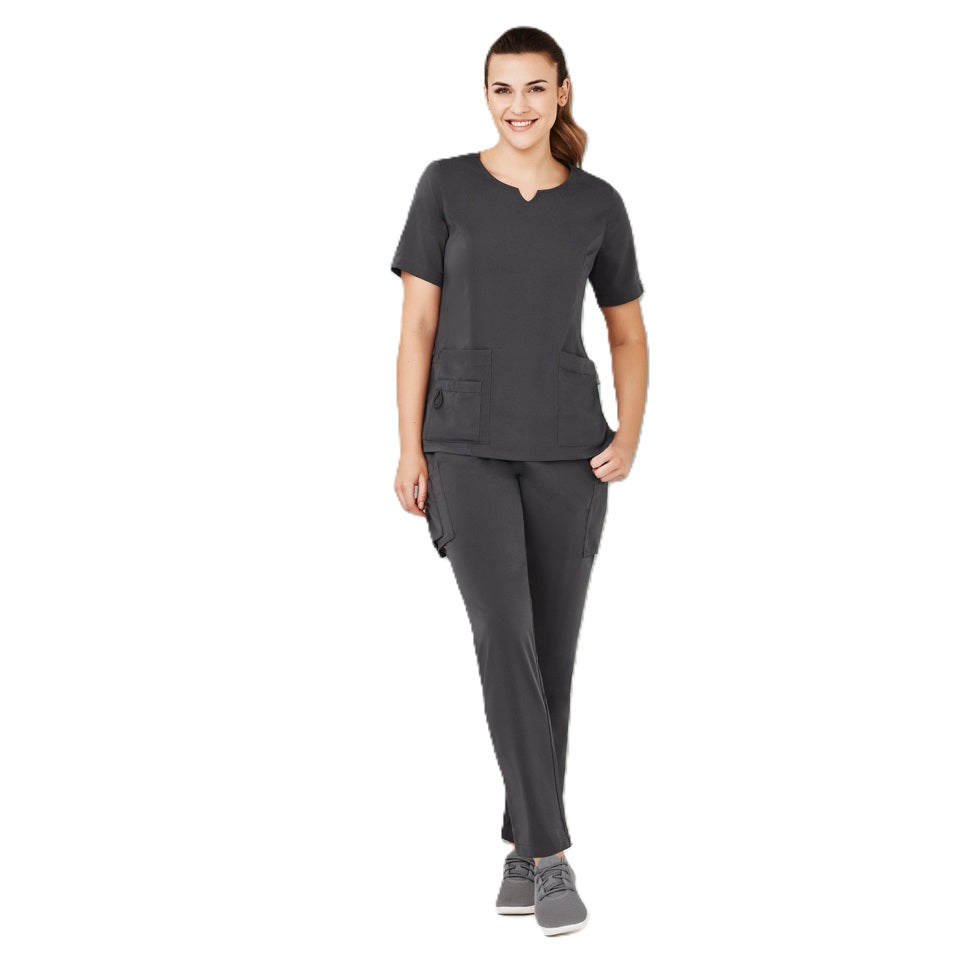 Bizcare CSP943LL Womens Multi-Pocket Slim Leg Scrub Pants
