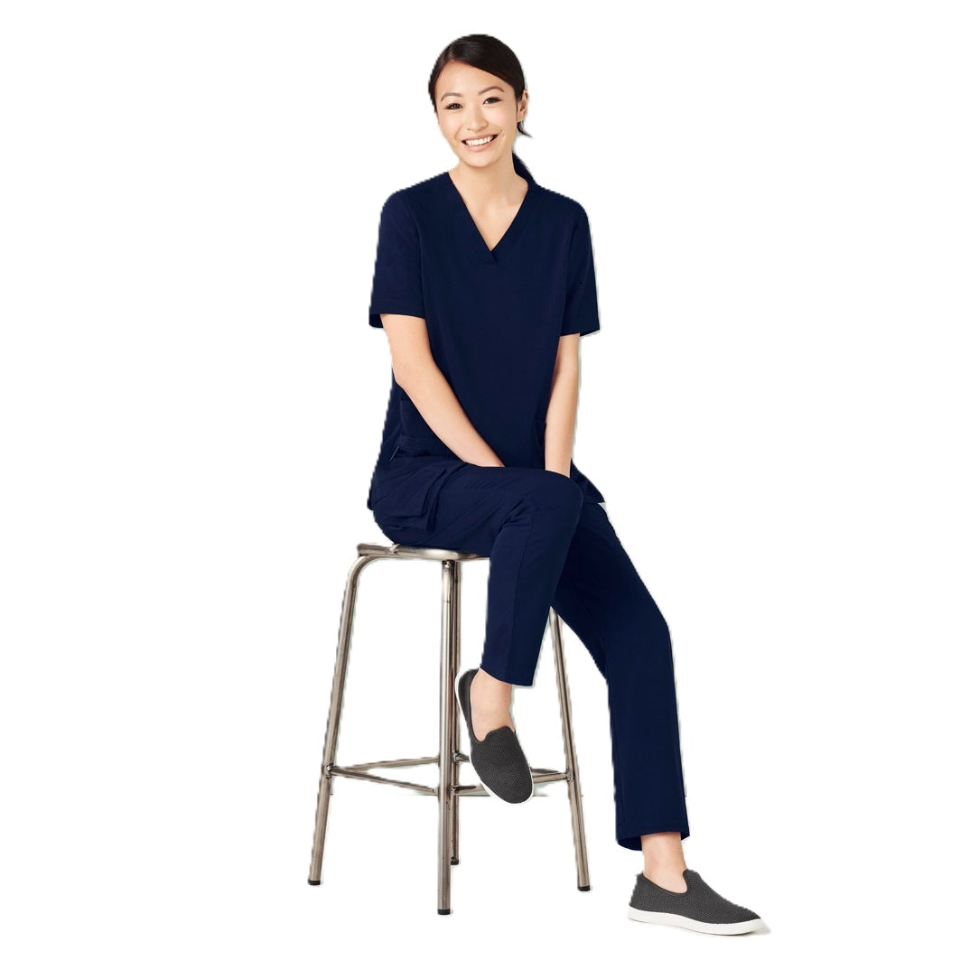 Bizcare CSP943LL Womens Multi-Pocket Slim Leg Scrub Pants