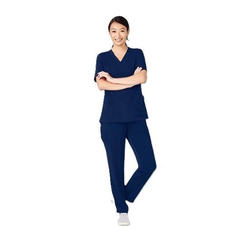 Bizcare CSP943LL Womens Multi-Pocket Slim Leg Scrub Pants
