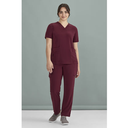 Bizcare CSP944LL Womens Multi-Pocket Straight Leg Pant