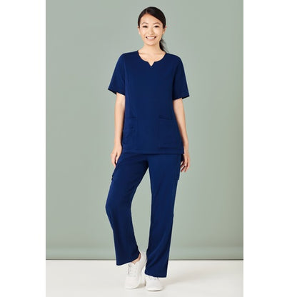 Bizcare CSP944LL Womens Multi-Pocket Straight Leg Pant